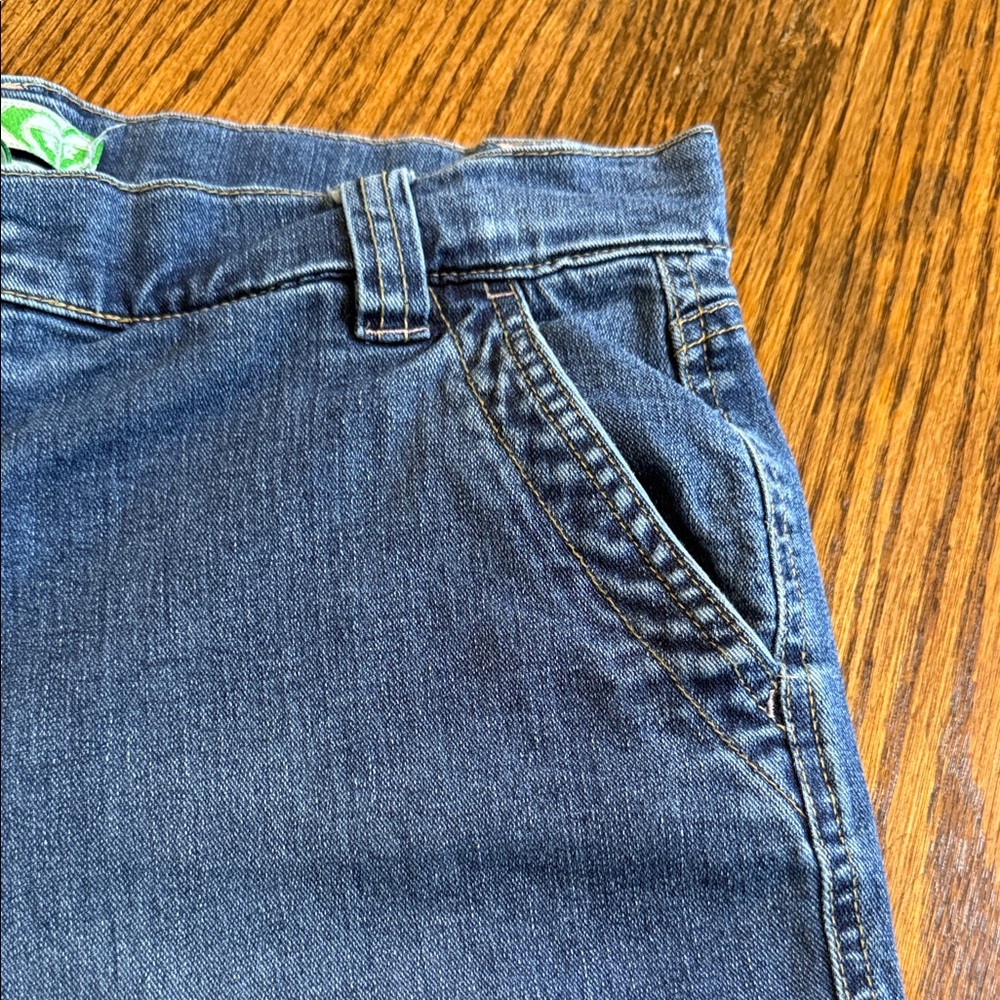 Roxy Flare Jeans Women’s Size 13 Medium Wash Stretch Denim Y2K - Picture 6 of 9